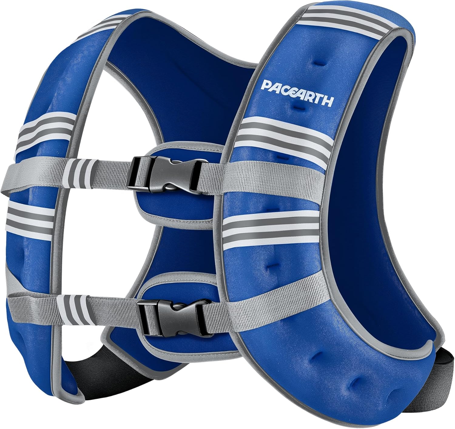 Pacearth Weighted Vest with Arm Strap Phone Pouch and Reflective Stripe 6lbs-30lbs - Image 6