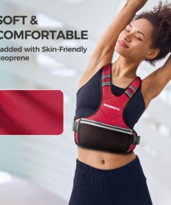 Alternative view of PACEARTH Adjustable Weight Vest 4-10lbs / 11-20lbs Red