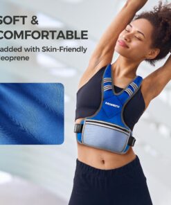 Alternative view of PACEARTH Adjustable Weight Vest 4-10lbs / 11-20lbs Blue
